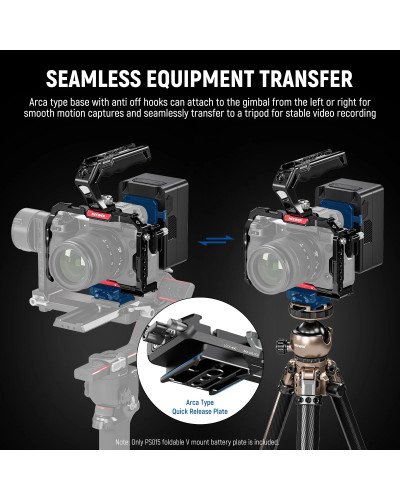 NEEWER PS015 Foldable V Mount Battery Plate