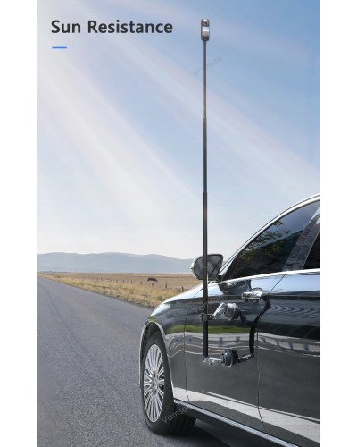 GoPro Insta360 Car Suction Cup Holder with Double Ball Head Adapte and Aluminum Selfie Stick Tripod Car Accessorie