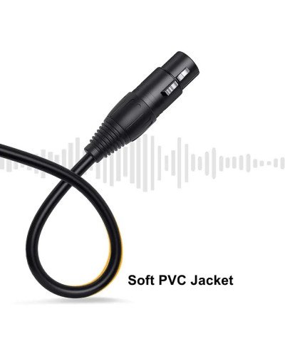 XLR Splitter Cable Male to Dual Female Y-Splitter 3Pin Balanced Microphone 50cm