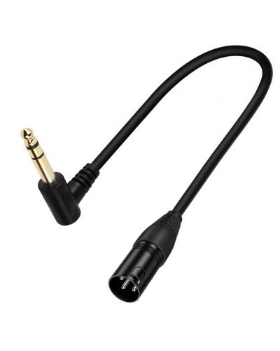 6.35mm (1/4 inch) TRS Male to 3-Pin XLR Male Balanced Signal Interconnect Cable