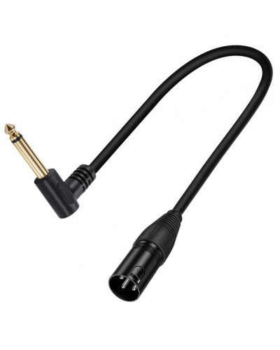 6.35mm TS 1/4 Mono Male to 3Pin XLR Male Unbalanced Microphone Interconnect Cable 6.35mm TS 1/4 Mono Male to 3Pin XLR Male Unbalanced Microphone Interconnect Cable