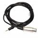 Aux 3.5mm (1/8 Inch) Male to XLR 3-Pin Male Stereo Audio Cable 3M