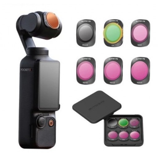 DJI Osmo Pocket 3 Filter Accessories ND8/16/32/64 ND256 Filter MCUV Filter Adjustable CPL Filter ND+PL Filter