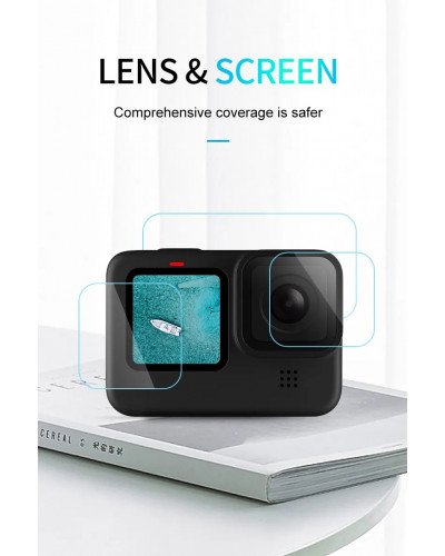 TELESIN Screen & Lens Protective Film Cover For GoPro 9/10/11/12