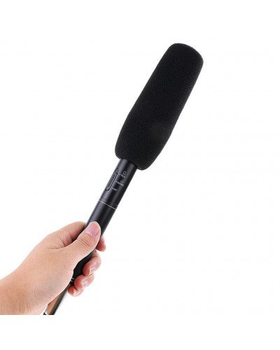 Interview Microphone Corded Recording Amplifier Mini Portable Camera Microphone