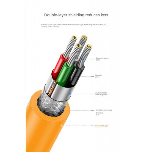 USB 2.0 Micro Cable Micro USB Camera 90 Degree Angled Cable 3M