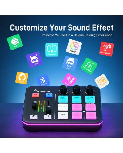 Maonocaster G1 NEO Audio Mixer For Game Streamer