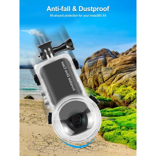 Invisible Dive Case for Insta360 X4