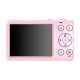 Digital Camera 64MP Video Camera with 18x Digital Zoom Auto-Focus 2.8" IPS Screen (Pink)
