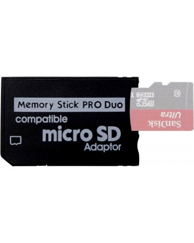 Memory Stick Pro Duo Adapter for Micro SD / Micro SDHC TF Card to Memory Stick MS Pro Duo Card