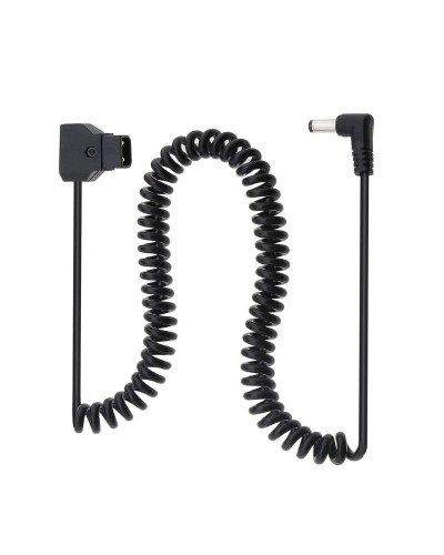 Durable D-Tap to DC5521 Coiled Spring Power Cable