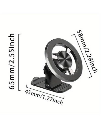 Magsafe Car Mobile Phone Holder Car instrument Panel 360-Degree Rotating Navigation Magnetic Suction Mobile Phone Holder