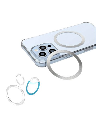 Magsafe Magnetic Plate Ring Universal Stickers Support Wireless Charger Metal Plate Sheet for iPhone Samsung Xiaomi