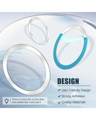 Magsafe Magnetic Plate Ring Universal Stickers Support Wireless Charger Metal Plate Sheet for iPhone Samsung Xiaomi Magsafe Magnetic Plate Ring Universal Stickers Support Wireless Charger Metal Plate Sheet for iPhone Samsung Xiaomi