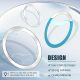 Magsafe Magnetic Plate Ring Universal Stickers Support Wireless Charger Metal Plate Sheet for iPhone Samsung Xiaomi