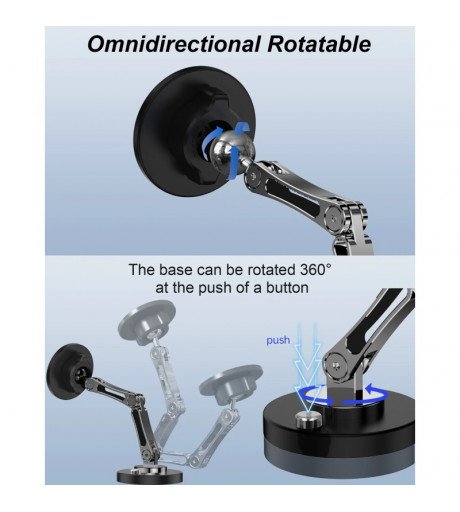 Magsafe Car Magnetic Phone Holder Stand Dashborad Magnet Car Mount