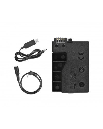 USB Cable DR-E8 Dummy Battery with DC Power Bank USB Adapter Cable Replacement for LP-E8 for Canon EOS 700D 650D 600D 550D KISS X4 X5 X6 T2i T3i T5i