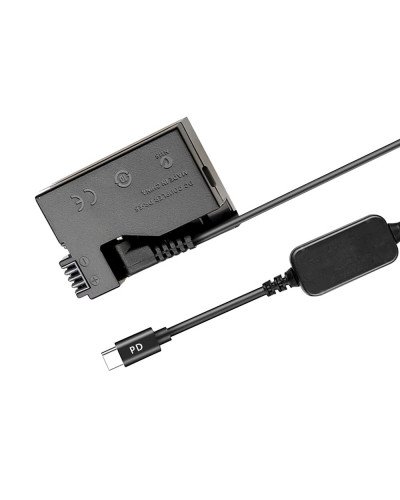 Type-C To LP-E8 DR-E8 PD-BX-Convertor Dummy Battery for Canon EOS 700D 650D 600D 550D KISS X4 X5 X6 T2i T3i T5i