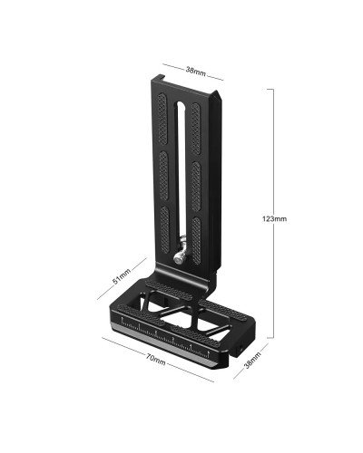 Ronin-SC L-Bracket Plate with Counterweight for DJI Ronin SC Handheld Gimbal Mount Vertical Shooting Quick Release L Plate