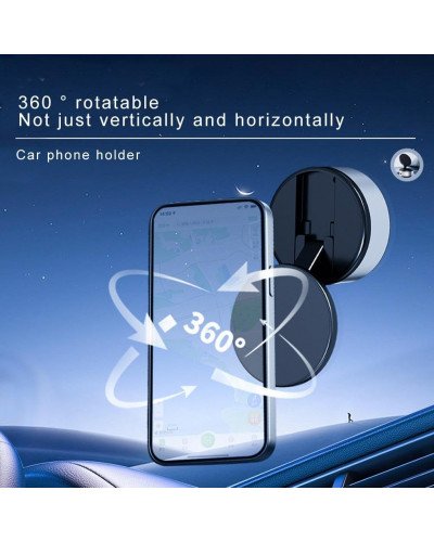 Vacuum Suction Cup Mobile Phone Holder Magnetic Universal 360° Rotating Vacuum Suction Cup Mobile Phone Holder Magnetic Universal 360° Rotating