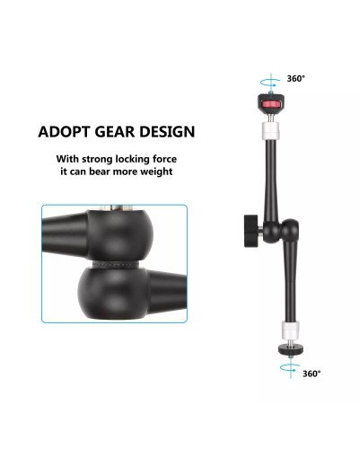 11inch Articulating Magic Arm for Video Camera DV Monitor LCD Screen Phone