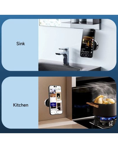 Vacuum Suction Cup Mobile Phone Holder CZ16-1 Magnetic Universal 360° Rotating