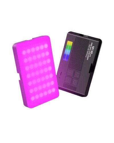 M140 RGB Pocket Fill Light Dimmable 2000mAh Portable LED Video Light