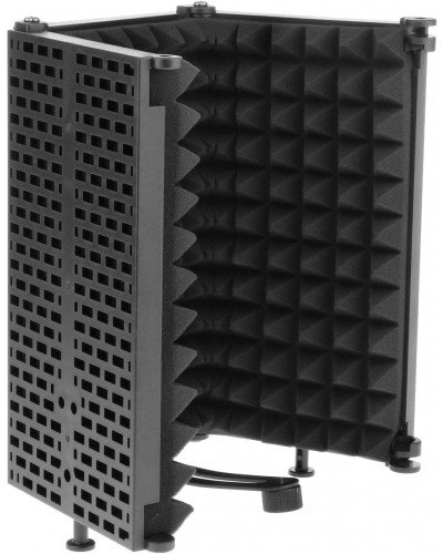 Foldable Microphone Reflection Filter 3 Doors Mic Sound Isolation Shield Acoustic Foldable Microphone Reflection Filter 3 Doors Mic Sound Isolation Shield Acoustic