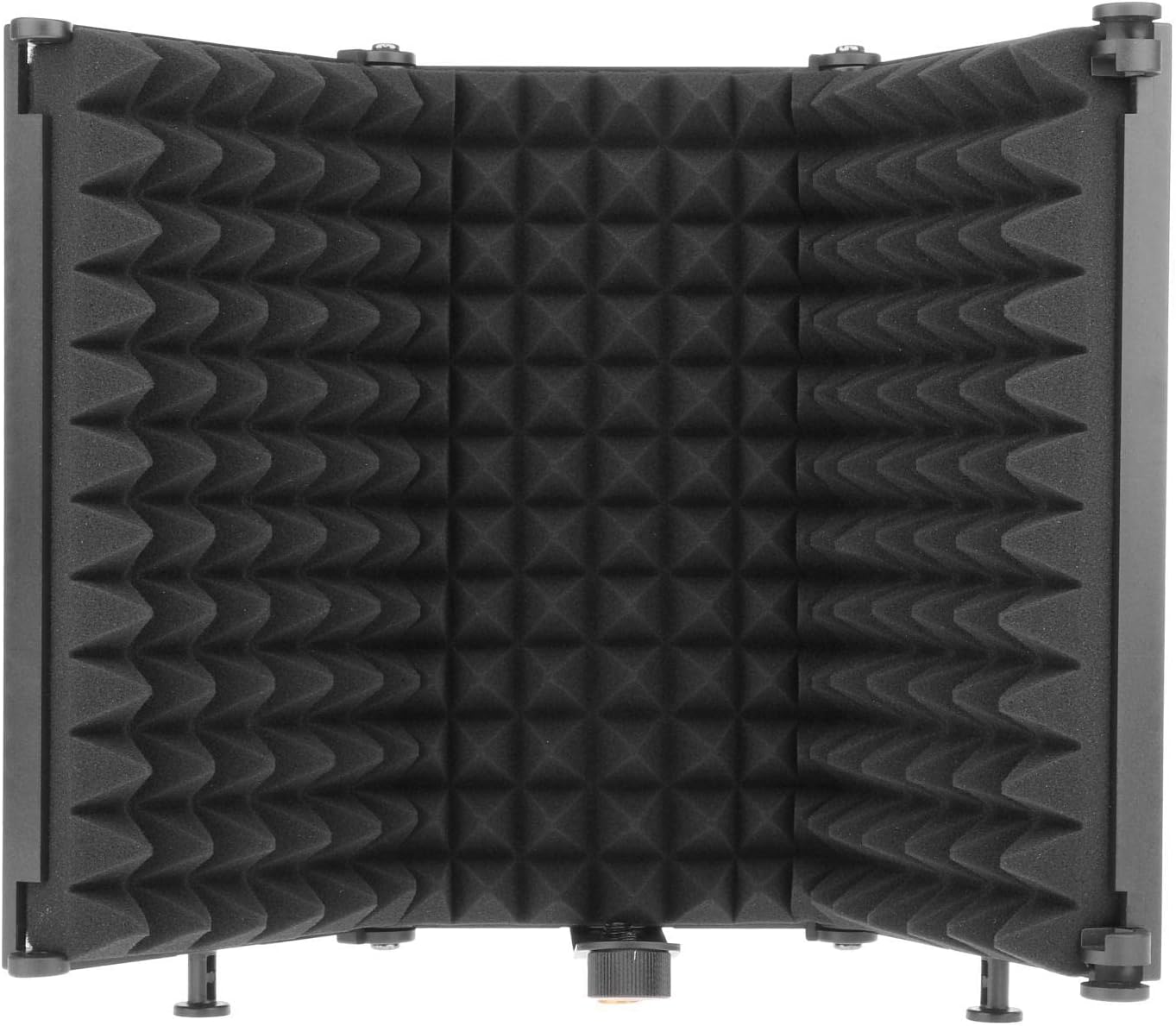 Foldable Microphone Reflection Filter 3 Doors Mic Sound Isolation ...