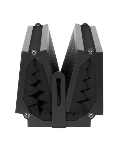 Foldable Microphone Reflection Filter 5 Doors Plastic Mic Sound Isolation Shield Acoustic Foldable Microphone Reflection Filter 5 Doors Plastic Mic Sound Isolation Shield Acoustic