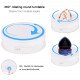 PULUZ 15cm Adjusting Speed Rotating Turntable Display Stand Load 3kg(White)