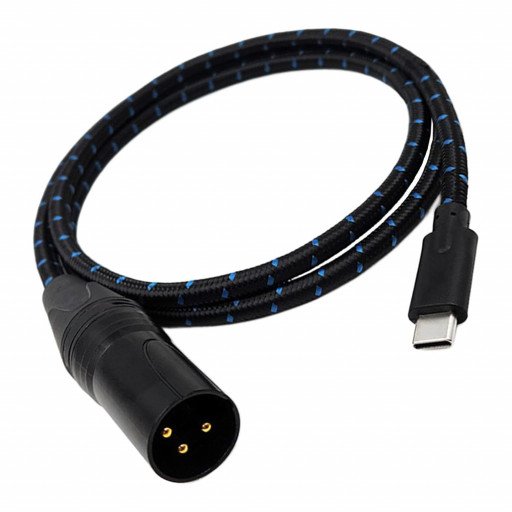 Type C to XLR Cable 3 Pin XLR High Speed Sound Quality Connection Device Audio Cable Adapter for 100cm
