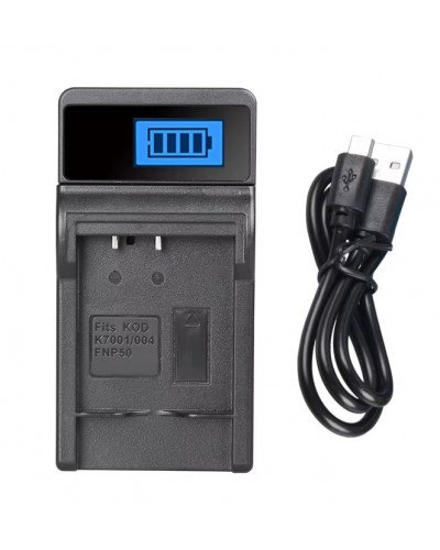 NP-50 FNP50 Battery Charger For Fujifilm F50 F75 F665 F775 F900 EXR F505 F200 Charger