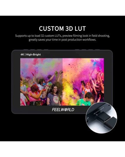 FEELWORLD F5 Pro X 5.5" High-Brightness HDMI Touchscreen Monitor FEELWORLD F5 Pro X 5.5" High-Brightness HDMI Touchscreen Monitor