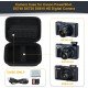 Digital Camera Case for Vlogging Camera for Canon PowerShot G7X Mark II/III / Sony ZV-1 / ZV-1 II