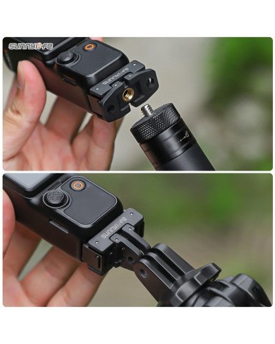 Quick Release Adapter Mount Action Camera Selfie Stick Tripod Adapter for OSMO POCKET 3