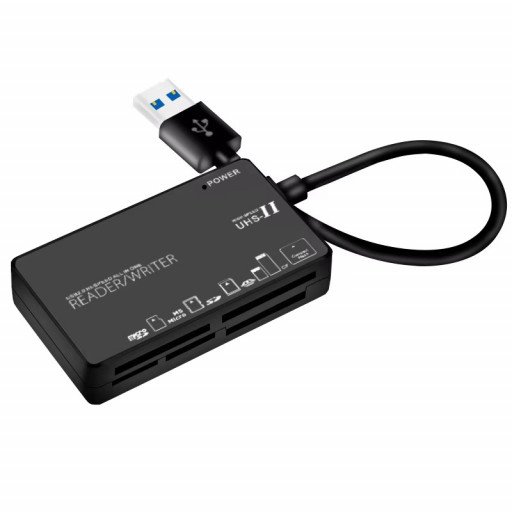 6in1 USB 2.0 Multi USB Splitter TF/SD/MS/CF/M2/XD Memory Card Reader Adapter