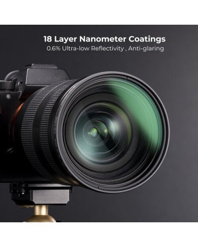 K&F Concept Nano-C Series 4 to 8-Point Variable Star Filter 62mm