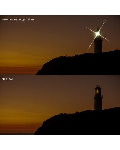 K&F Concept Nano-C Series 4 to 8-Point Variable Star Filter 62mm