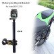 Motorcycle Bicycle Monopod Mount Selfie Stick Handlebar Bracket for Action Camera