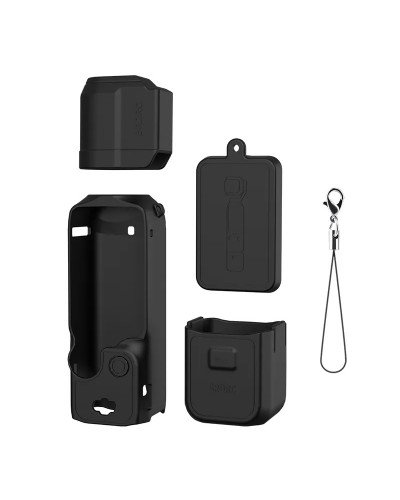 Silicone Protective Case Cover Sleeve For DJI OSMO Pocket 3 (Black) Silicone Protective Case Cover Sleeve For DJI OSMO Pocket 3 (Black)