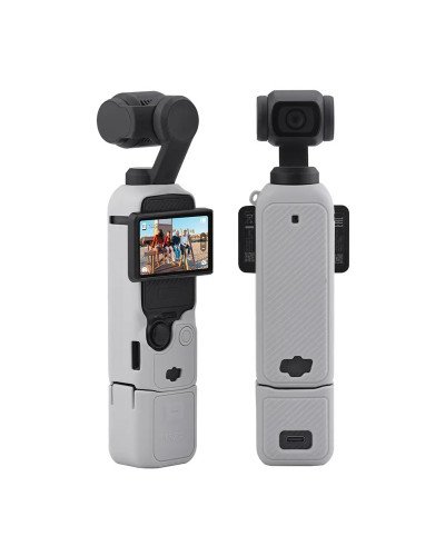 Silicone Protective Case Cover Sleeve For DJI OSMO Pocket 3 (Grey) Silicone Protective Case Cover Sleeve For DJI OSMO Pocket 3 (Grey)