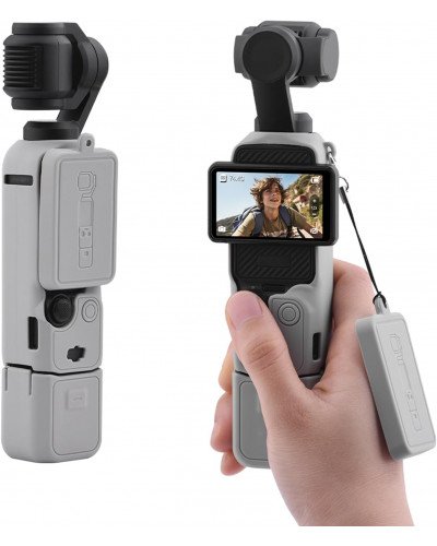 Silicone Protective Case Cover Sleeve For DJI OSMO Pocket 3 (Grey) Silicone Protective Case Cover Sleeve For DJI OSMO Pocket 3 (Grey)