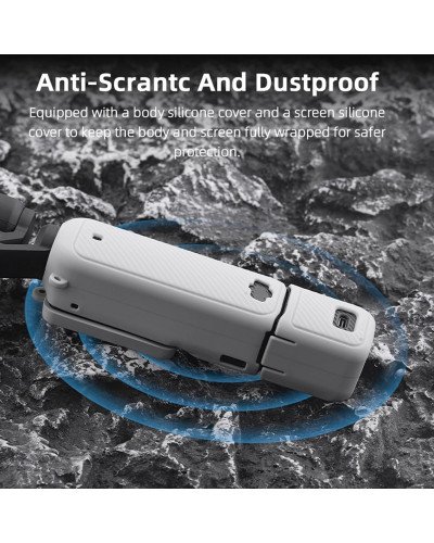 Silicone Protective Case Cover Sleeve For DJI OSMO Pocket 3 (Grey) Silicone Protective Case Cover Sleeve For DJI OSMO Pocket 3 (Grey)