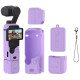 Silicone Protective Case Cover Sleeve For DJI OSMO Pocket 3 (Purple)