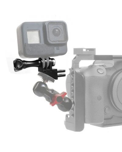 90Degree Direction Adapter Elbow Mount with Thumb Screw for GoPro Hero 13/12/11/10/9/8/7 DJI Action Camera