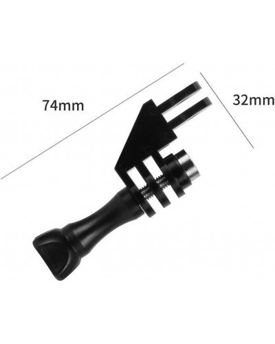 90Degree Direction Adapter Elbow Mount with Thumb Screw for GoPro Hero 13/12/11/10/9/8/7 DJI Action Camera