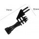 90Degree Direction Adapter Elbow Mount with Thumb Screw for GoPro Hero 13/12/11/10/9/8/7 DJI Action Camera