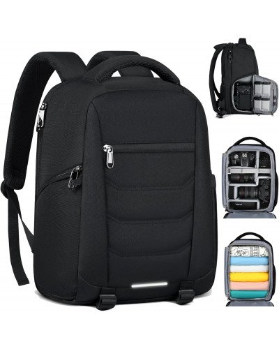 Camera Backpack Anti-Theft Waterproof Camera Bag Laptop Backpack