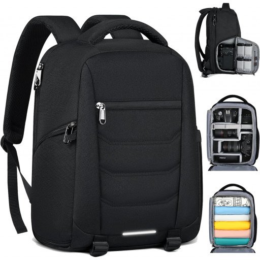 Camera Backpack Anti-Theft Waterproof Camera Bag Laptop Backpack